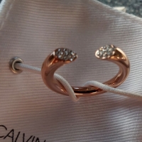 Calvin Klein -нов дамски пръстен от розово злато, снимка 7 - Пръстени - 36039939