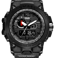 Феноменален нов двоен спортен мъжки часовник със силиконова каишка , снимка 1 - Мъжки - 43627432