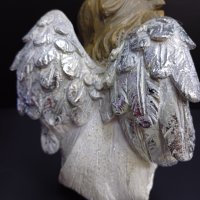 Голям ангел от висококачествен полирезин - Свита позиция., снимка 6 - Статуетки - 42689718