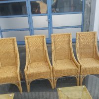 Маса и столове от ратан, снимка 5 - Маси - 42169639
