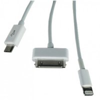 USB кабел за IPhone, IPad или Samsung Galaxy , снимка 3 - USB кабели - 39629979