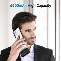 Ново мини преносимо зарядно Power Bank 6600mAh за телефон Samsung Самсунг, снимка 2 - Селфи стикове, аксесоари - 42002555