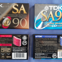 Нови TDK SA 90 USA, снимка 1 - Аудио касети - 44698086