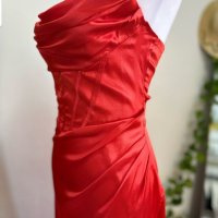 Бална/официална рокля червена, снимка 9 - Рокли - 36805350
