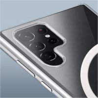 Нов прозрачен магнитен калъф кейс за Samsung S22 Ultra 5G 6,8-инчов Самсунг, снимка 2 - Калъфи, кейсове - 41953176