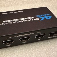 Нов HDMI превключвател за Fire Stick HDTV PS4/5 игра Конзоли компютър, снимка 8 - Друга електроника - 41465403