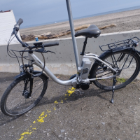 26 цола алуминиев електрически велосипед колело с ключ Panasonic 24 v , снимка 5 - Велосипеди - 44777418