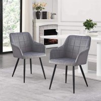 ПРЕОЦЕНЕНИ трапезни столове тип кресло UDC066GY, снимка 2 - Столове - 40148299