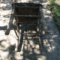 Стар дървен стол, снимка 3 - Антикварни и старинни предмети - 33986229