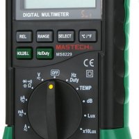 Цифров Мултиметър , Мултицет MASTECH MS8229 VAC/VDC | AAC/ADC | OHM | F | °C | Hz | LUX | RH | dB, снимка 7 - Други инструменти - 38677587