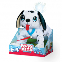 Peppy Pets - Плюшен любимец за разходка навън - Кученце Далматинец 245284, снимка 1 - Плюшени играчки - 36139636
