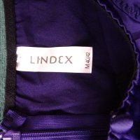 Lindex M (40-42) къса еластична сатенена мини пола със сваляеми жартиери, снимка 6 - Бельо - 42708420
