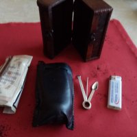 Дървени сувенири, медно инкрустирани кутия, кутия с лула, принадлежности, неръждаема Jim Beam. , снимка 12 - Антикварни и старинни предмети - 44415626