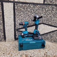 Промо комплект: Ударен Винтоверт 36V 8Ah Makita + Aкумулаторен ъглошлайф Makita 36V 8Ah, снимка 1 - Винтоверти - 42441737