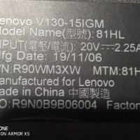 Lenovo V130 - 15IGM, снимка 3 - Части за лаптопи - 41920968