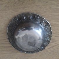 посребрена купа от месинг, снимка 3 - Антикварни и старинни предмети - 39105624