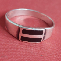 Сребърен пръстен, снимка 1 - Пръстени - 44548482