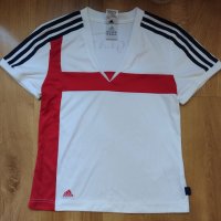 England / Adidas - дамска футболна тениска на Англия по футбол, снимка 1 - Тениски - 41923975