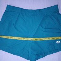 Adidas L- Оригинални къси панталонки/ шорти в тюркоазен цвят , снимка 6 - Къси панталони и бермуди - 40694279