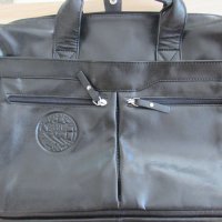 Чанта за лаптоп от естествена кожа в черно, нова, снимка 3 - Чанти - 39481321