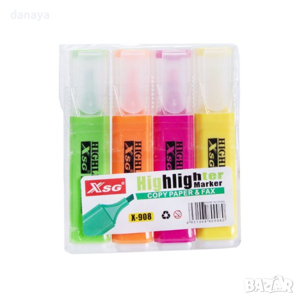 4496 Цветни маркери за подчертаване на текст, снимка 1