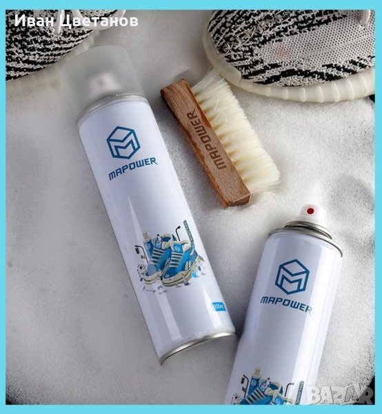 Спрей пяна за почистване на обувки, снимка 1