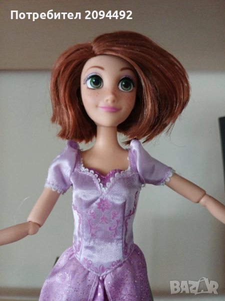 Кукла Дисни Рапунцел с къса коса - Disney Store , снимка 1