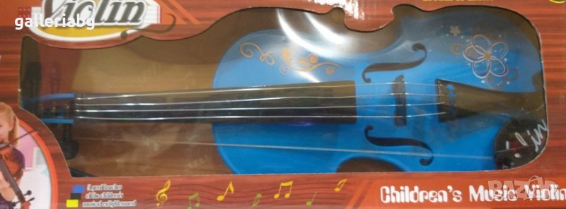 Детска играчка музикален инструмент цигулка , снимка 1