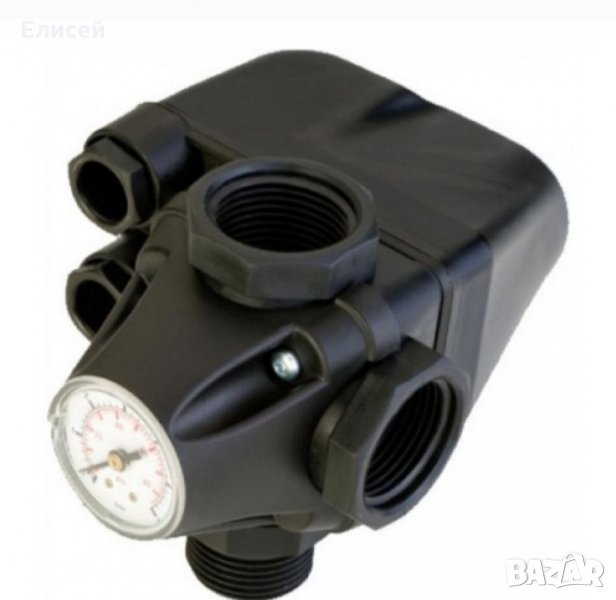 Комбиниран пресостат с петпътник и манометър за хидрофорни системи, снимка 1