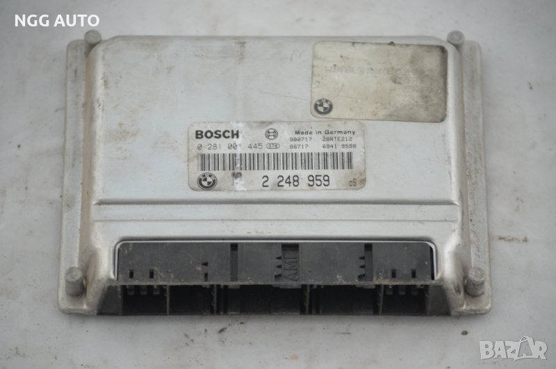 ECU / Компютър двигател BOSCH 0 281 001 445 за BMW 3 (E46) 320 d 2.0d (1998 - 2005), 2 248 959, снимка 1