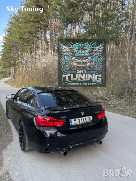 Дифузьор / добавка за задна броня за БМВ Ф32-Ф36 / BMW F32-F36 4, снимка 1