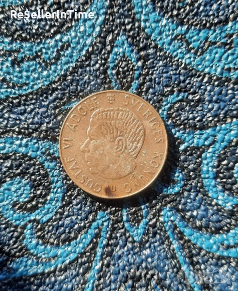 Възпоменателна монета 1 Krona - Gustaf VI Adolf, снимка 1