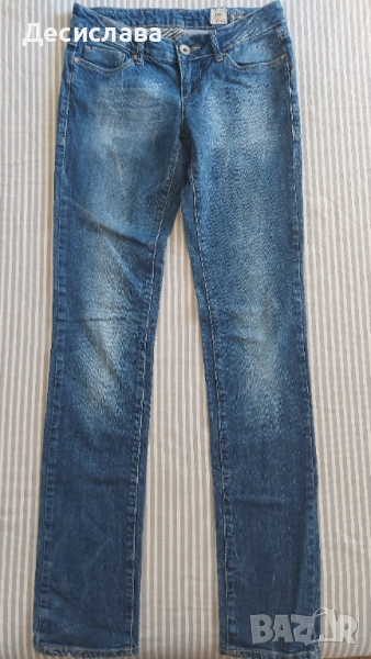Дънки с ниска талия 26-27 номер, снимка 1