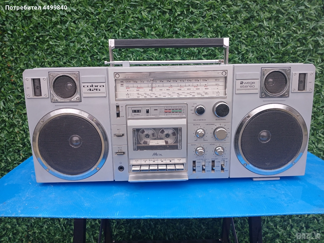 ПРОДАВАМ КАСЕТОФОН ( Tec- Sound 4025 ) , снимка 1