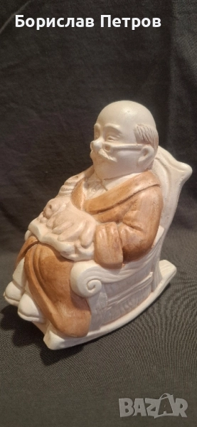 Изящна фигурка "Дядо си почива", снимка 1