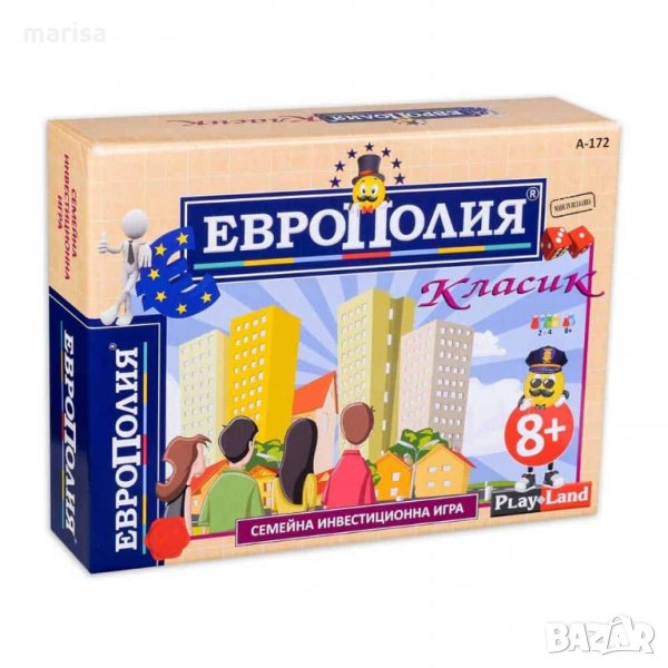 Семейна игра Европолия България Класик 9129, снимка 1