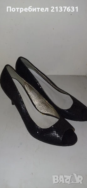 ДАМСКИ ЧЕРНИ ОБУВКИ  GIULIANA N 41, снимка 1