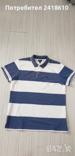 GANT Pique Cotton Size L/XL НОВО! ОРИГИНАЛ! Мъжка Тениска!, снимка 1