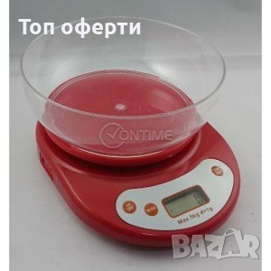 Електронна кухненска везна с купа - кантар до 5 кг, снимка 1