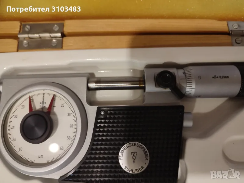 Микрометър-Пасиметър 0-25mm, снимка 1