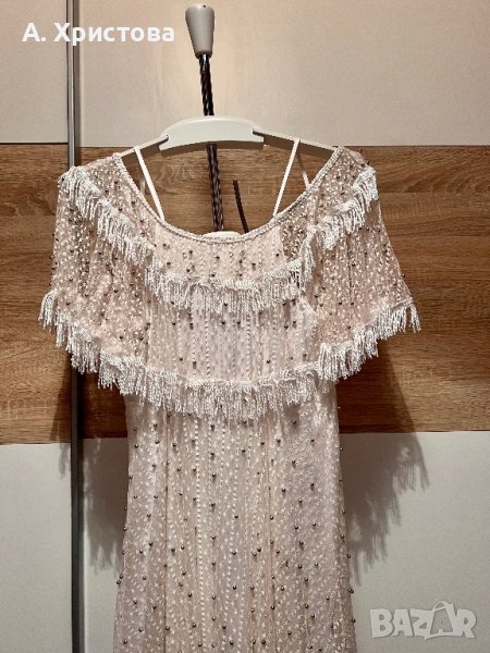 Бяла бутикова рокля , снимка 1