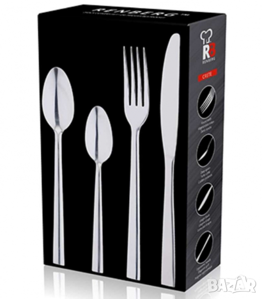 Комплект прибори за хранене CRETE, снимка 1