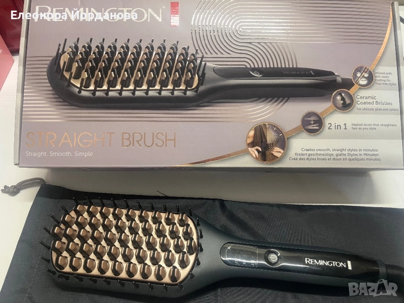 Страхотна електрическа четка за изправяне, снимка 1