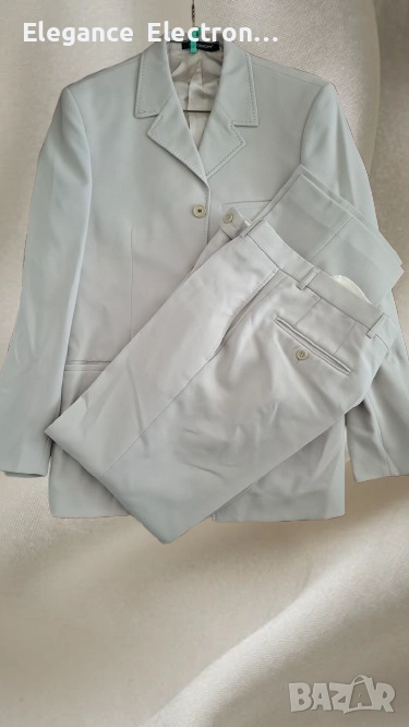 Дамски костюм Teodor – светъл цвят, размер 44, снимка 1