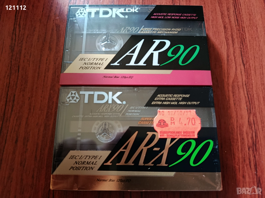 Аудио касети TDK AR,AR-X 90, снимка 1