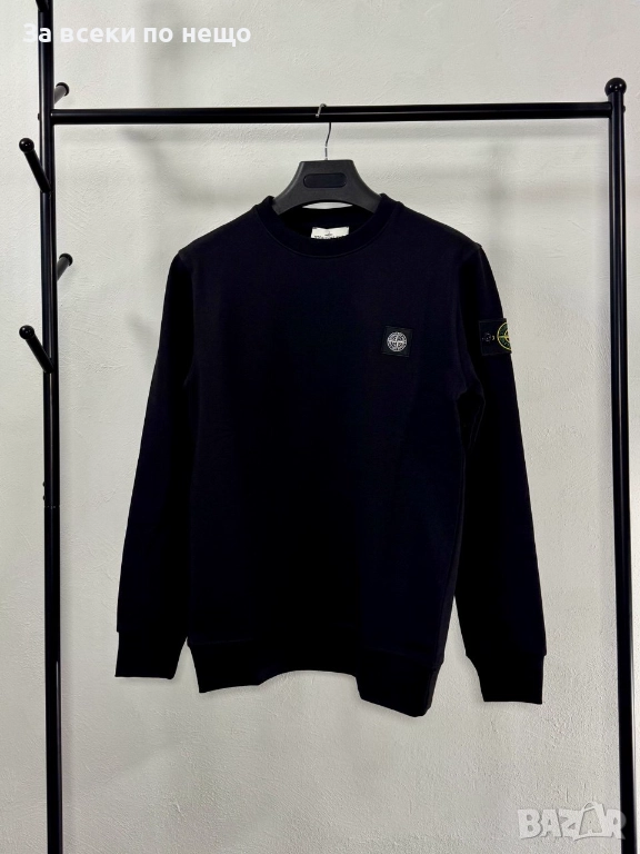 Stone Island Мъжка Черна Блуза С Дълъг Ръкав Код V.B.68, снимка 1