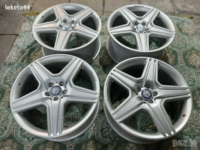 Джанти 21' AMG Mercedes 5x112, с НОВИ гуми 265/40/21  ML 164 / 166 .GL, снимка 1