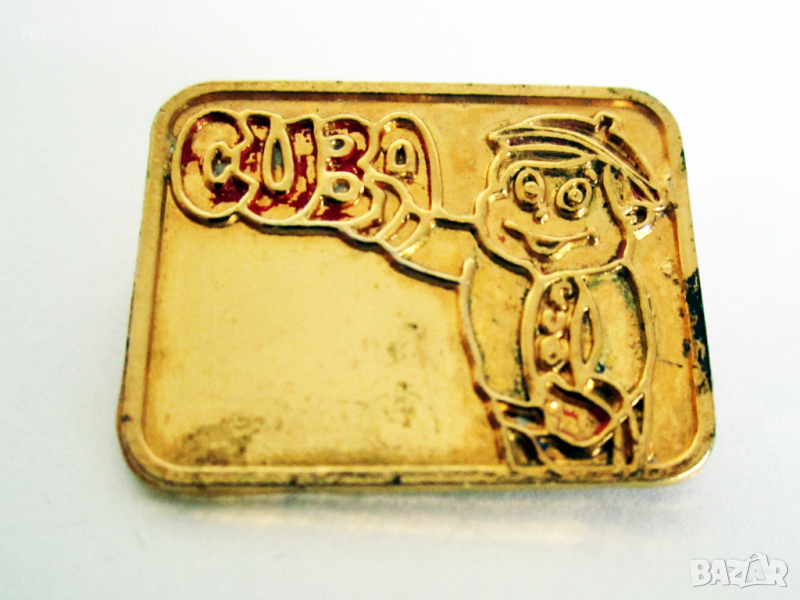 Значка Куба  - кубинска, снимка 1