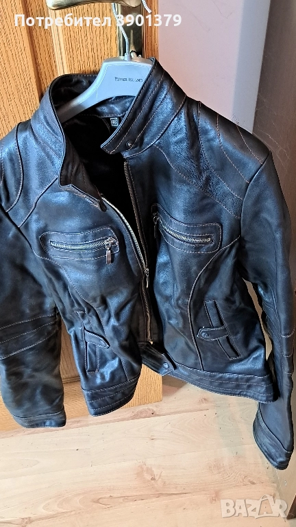 Продавам Дамско Кожено Яке, снимка 1