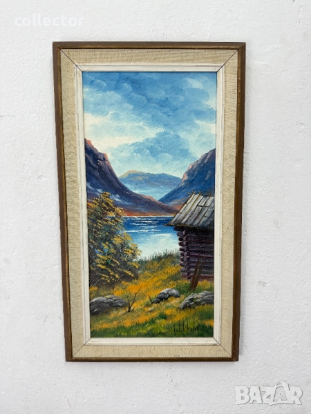 Рисуван маслен пейзаж / картина №7457, снимка 1